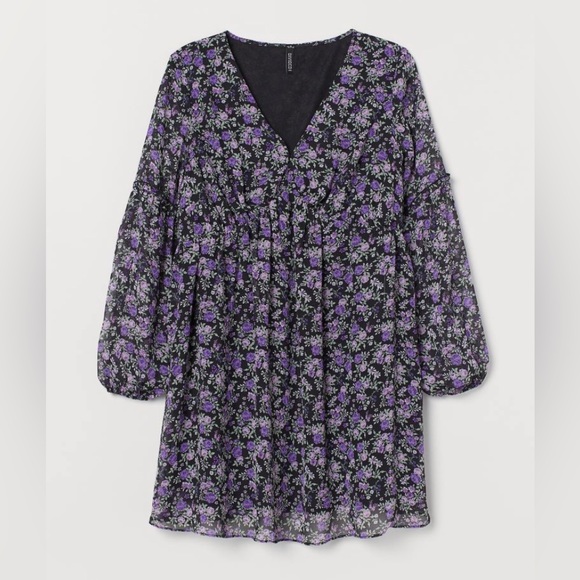 2 for $20 🌸 H&M Floral Airy Dress - Picture 1 of 4